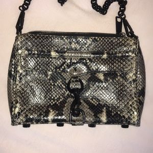 Python Mini Mac Bag, Natural
